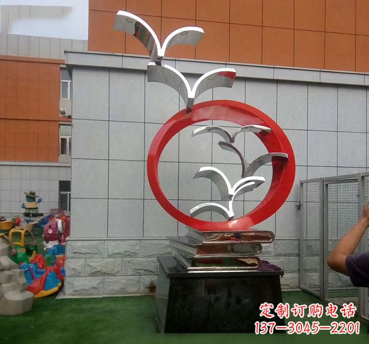 益阳不锈钢书籍雕塑校园的精美装饰