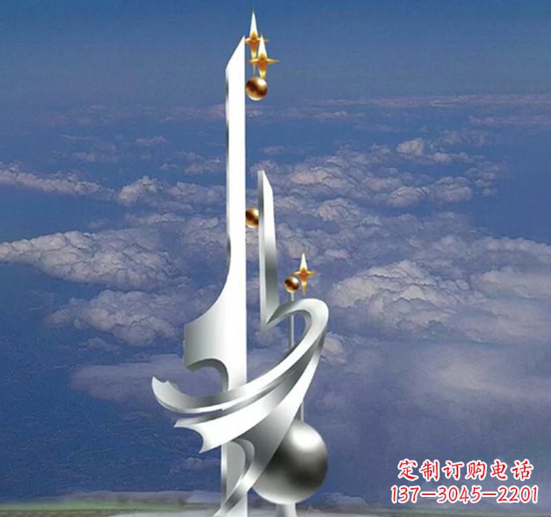 益阳不锈钢校园书本雕塑传承知识文化