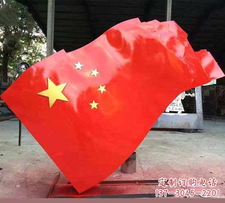 益阳不锈钢校园五星红旗雕塑——传承红色基因,缅怀烈士