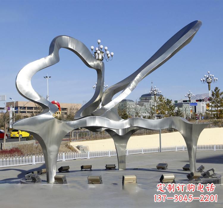 益阳不锈钢艺术钢琴雕塑展现精致之美