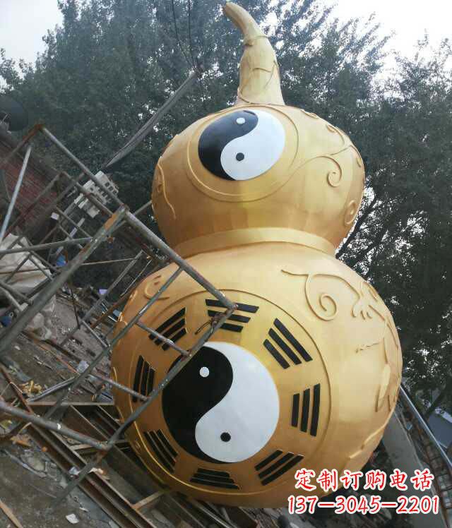 益阳精美不锈钢葫芦雕塑