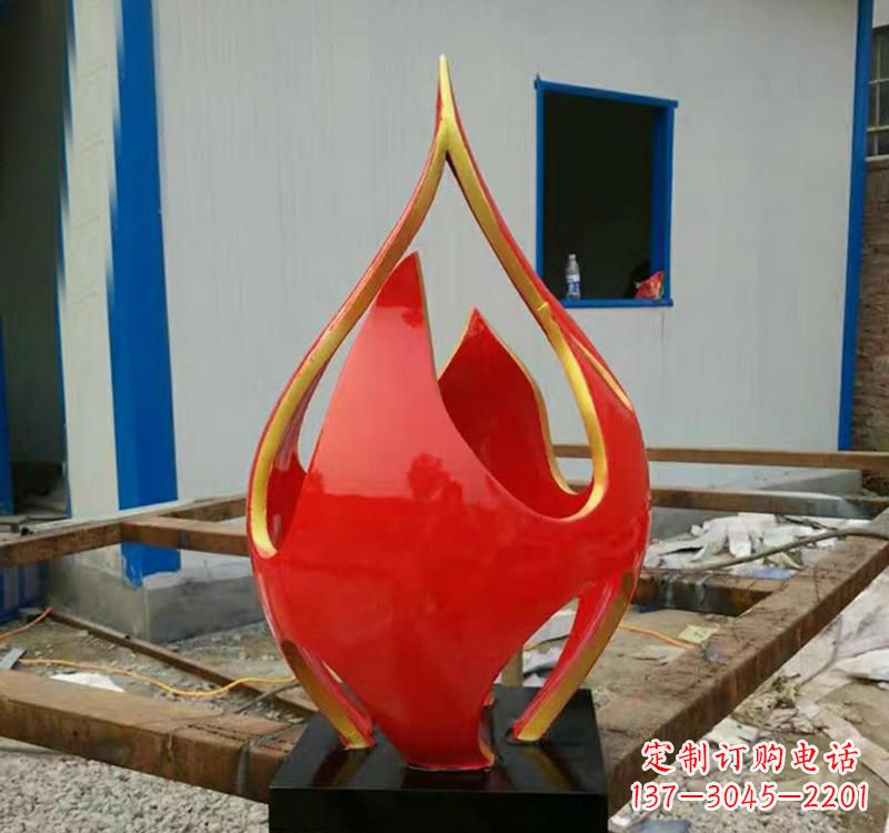 益阳不锈钢艺术景观火龙果雕塑