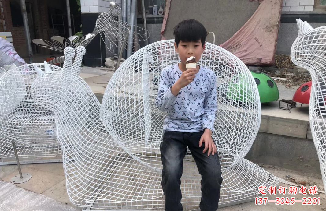 益阳精美不锈钢蜗牛雕塑