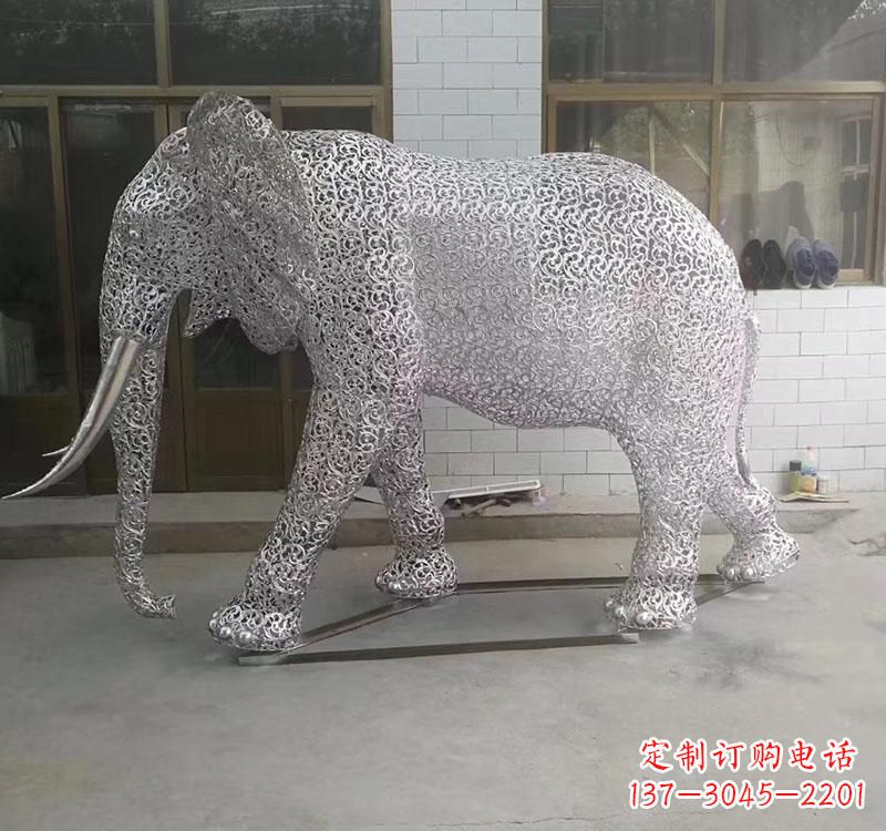 益阳不锈钢大象雕塑它的魅力无限