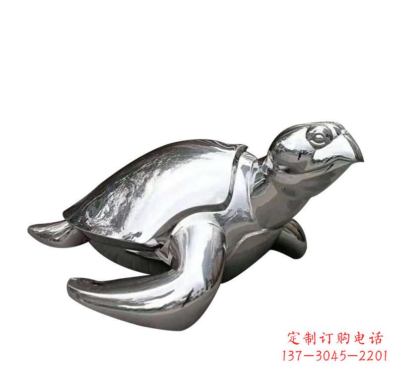 益阳不锈钢海龟雕塑象征着长寿和坚强