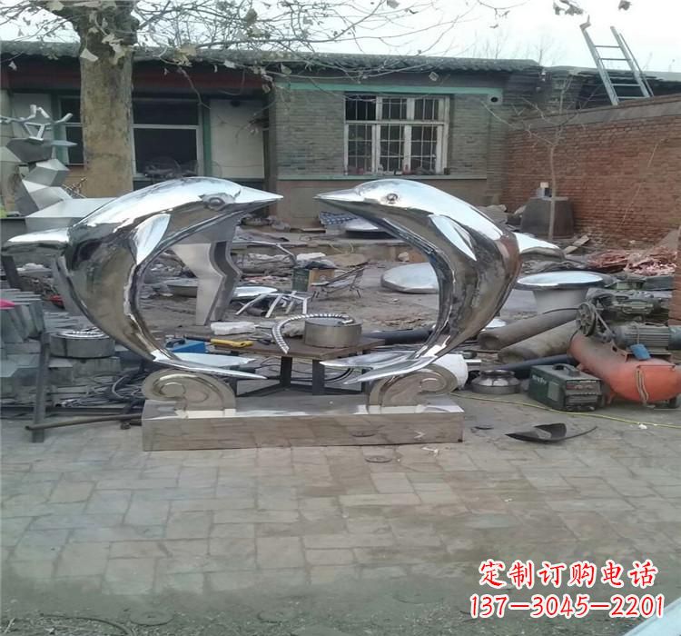 益阳不锈钢海豚雕塑——精美之选