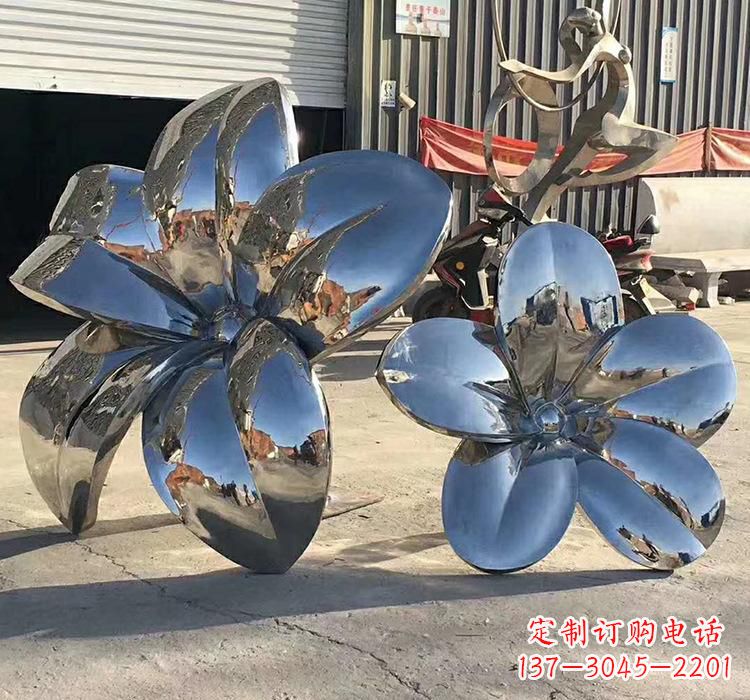 益阳不锈钢荷花雕塑美丽又耐用