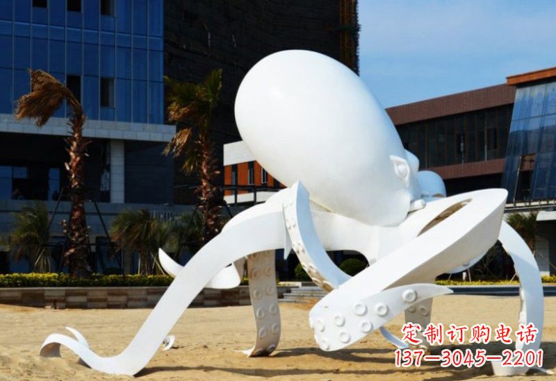 益阳精美的不锈钢章鱼雕塑