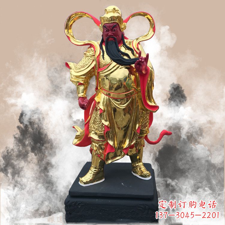 益阳彩绘关公佛像