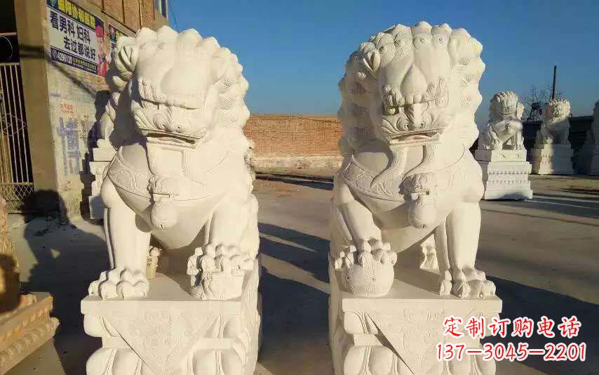 益阳狮子雕塑象征力量与智慧