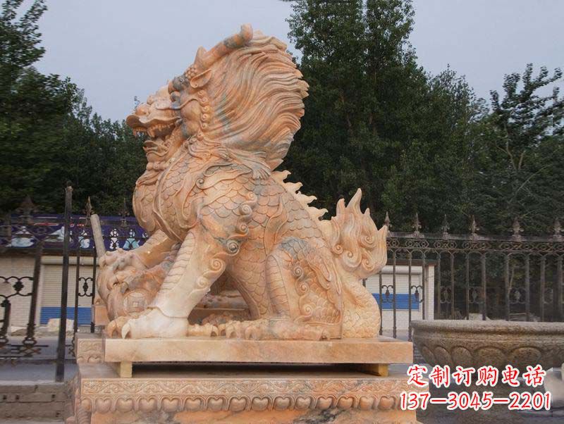 益阳麒麟门口镇宅石雕