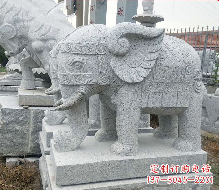 益阳藏传佛教大象雕塑