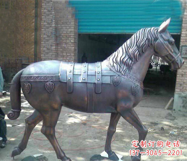 益阳马铜雕塑传递草原动物的非凡魅力