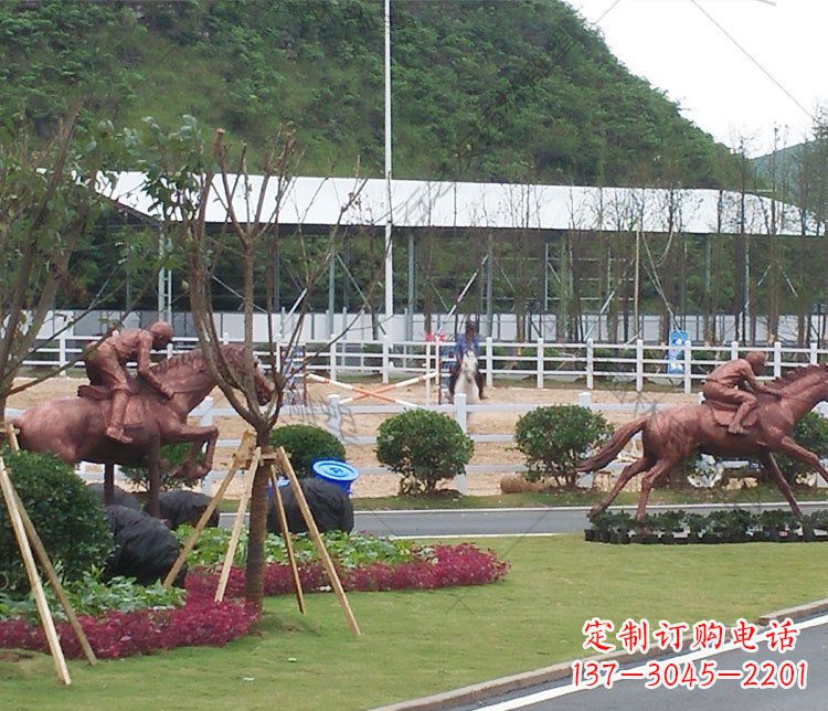 益阳雕塑艺术以马为主题的铜雕摆件