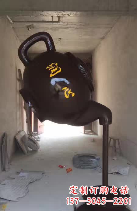 益阳茶壶景观铜雕