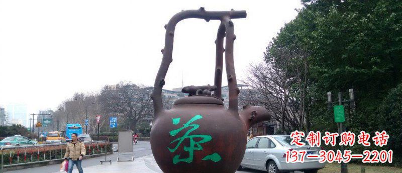 益阳茶壶雕塑——展现艺术精妙
