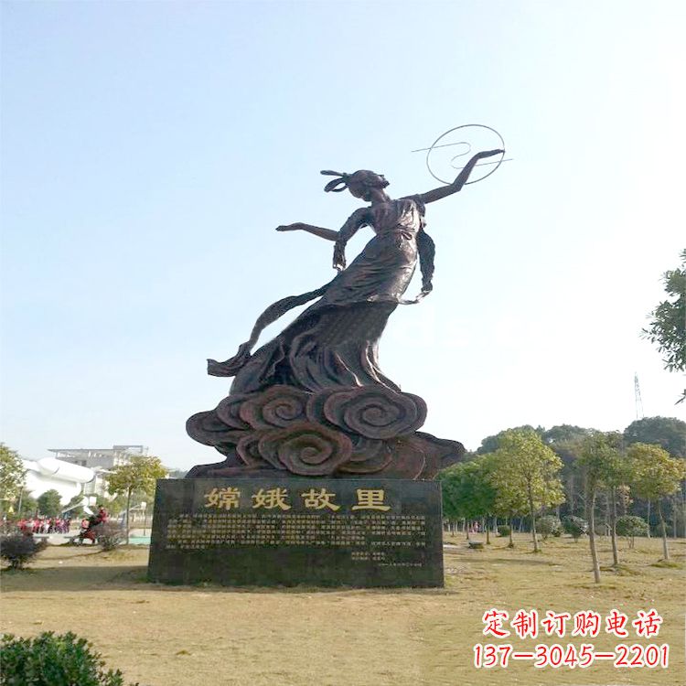 益阳嫦娥传说一座神秘的雕像