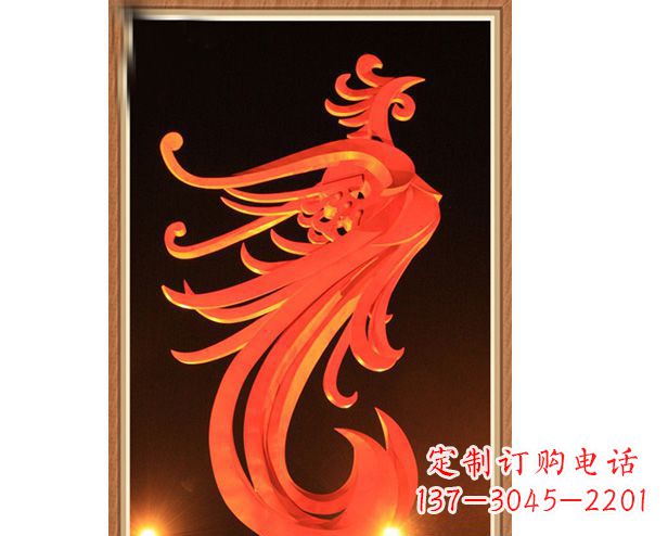 益阳不锈钢凤凰雕塑美丽与传统的完美结合