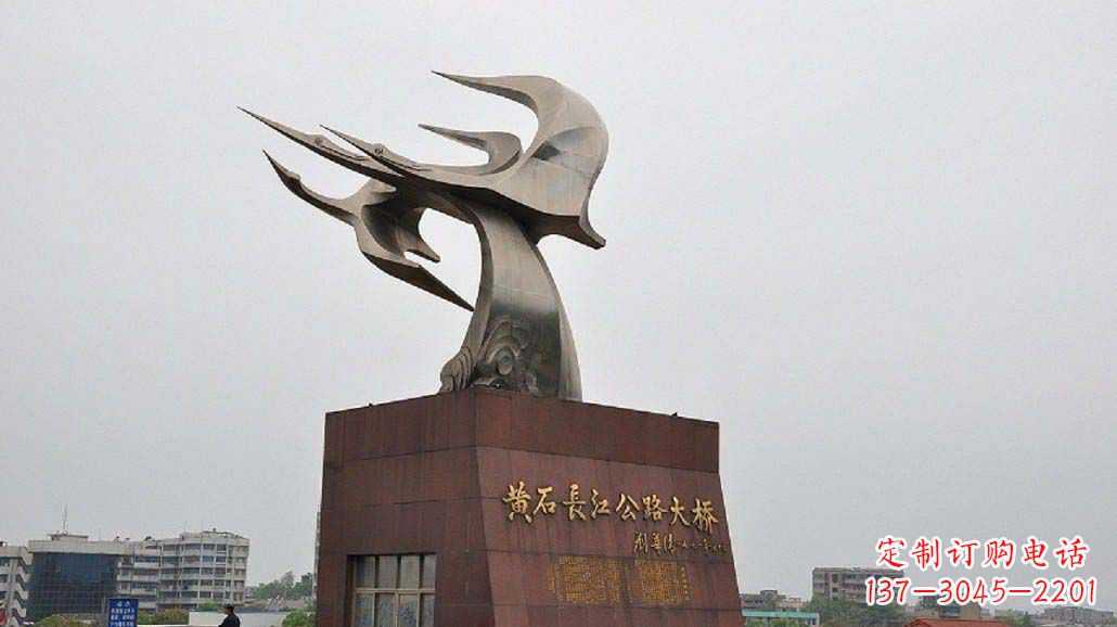 益阳海鸥雕塑——让城市更加精彩美丽