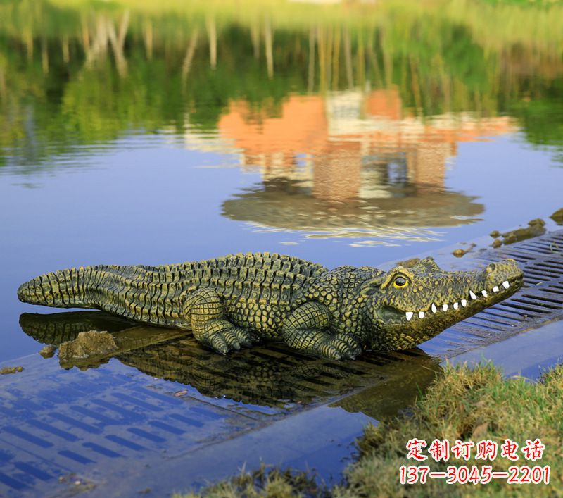 益阳玻璃钢水池雕塑——池塘水景的精美装饰