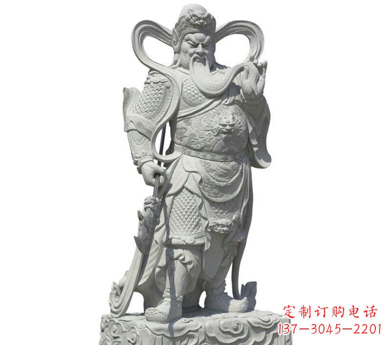 益阳关公雕像象征着威武的英雄