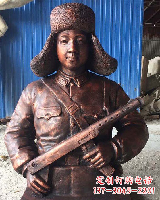 益阳雷锋雕塑象征着无私奉献的力量