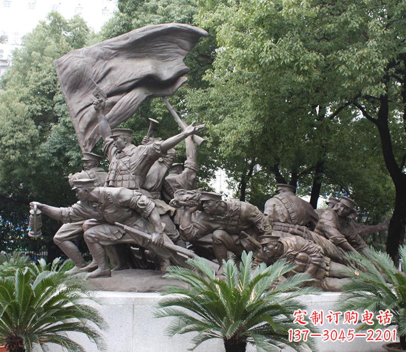 益阳革命战士的荣耀——铜雕的艺术之美