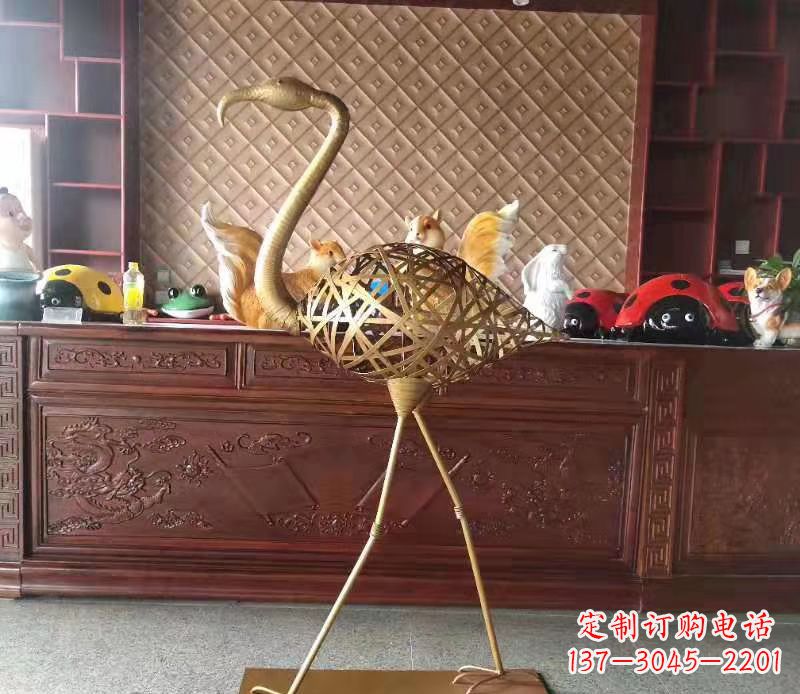 益阳火烈鸟雕塑精美绝伦
