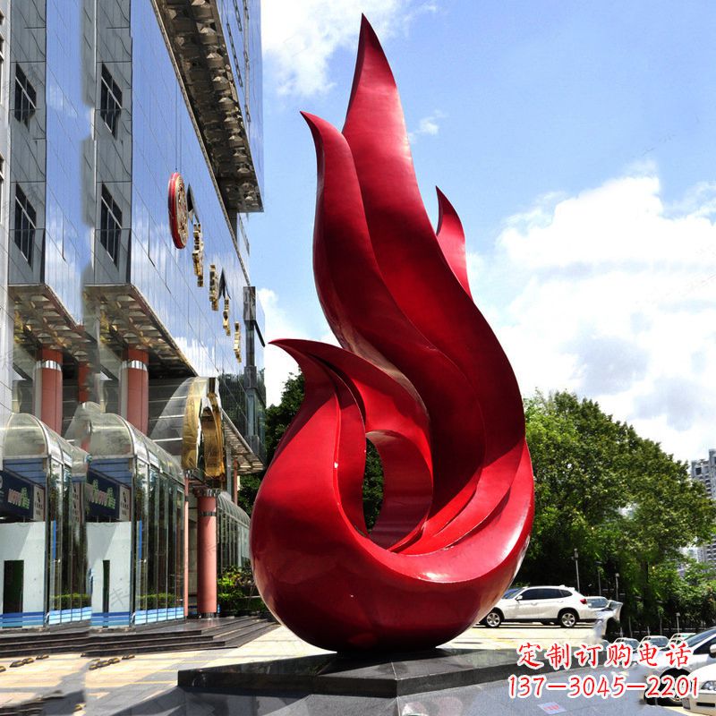益阳抽象不锈钢凤凰雕塑雕塑艺术的精美绝伦