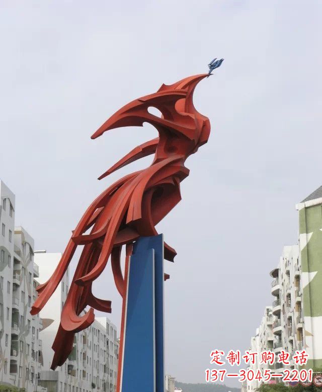 益阳凤凰雕塑传承古老文化的艺术精品