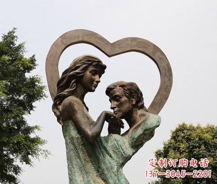 益阳浪漫爱情,永恒铜雕