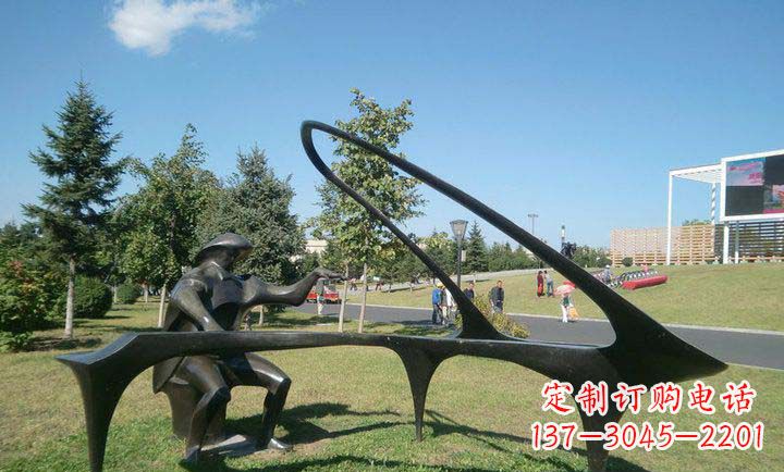 益阳雕刻旋律钢琴雕塑
