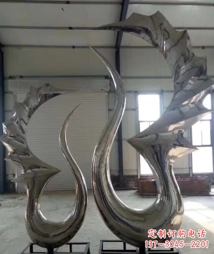益阳精美的天鹅不锈钢雕塑