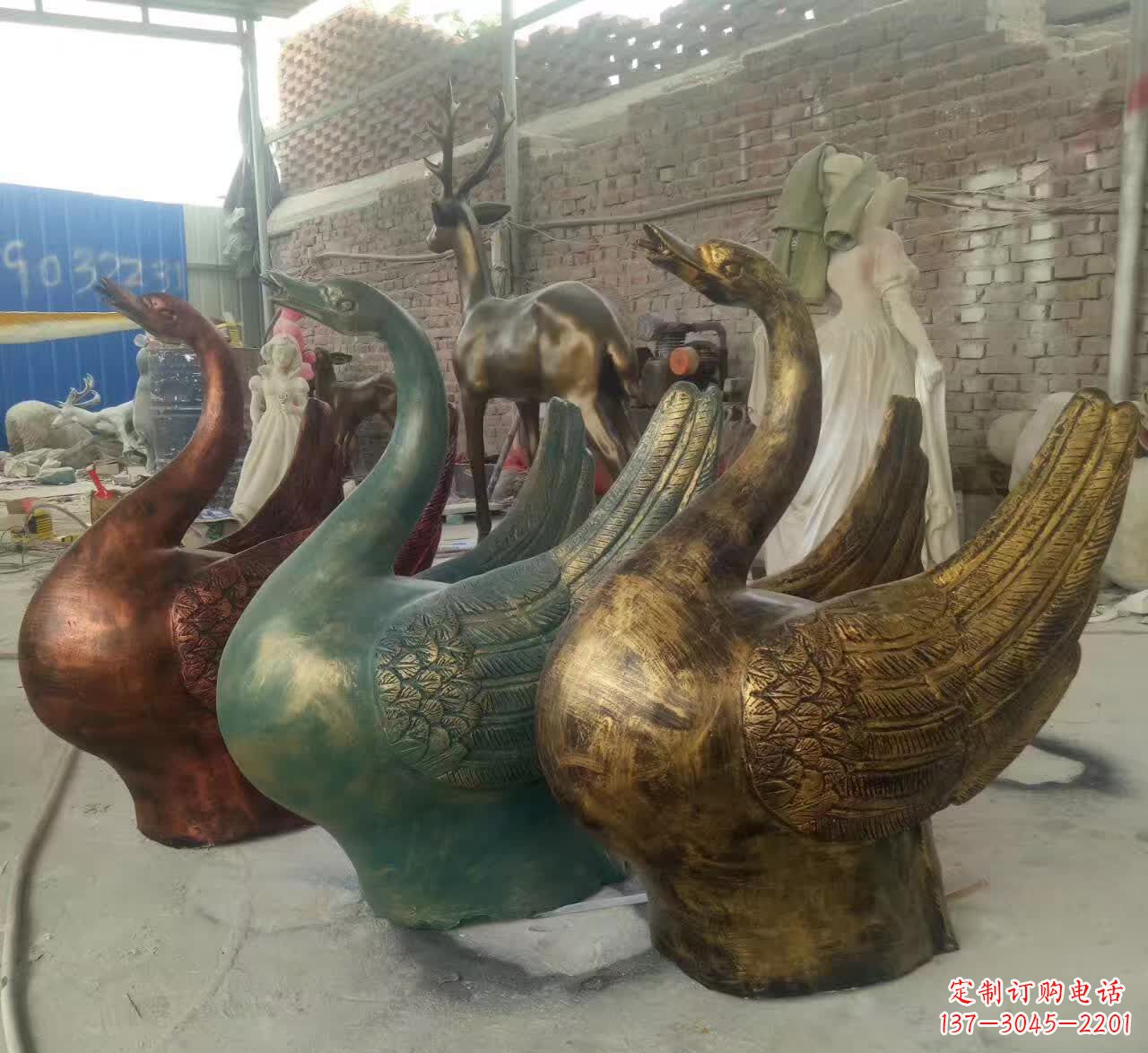 益阳精美的天鹅雕塑