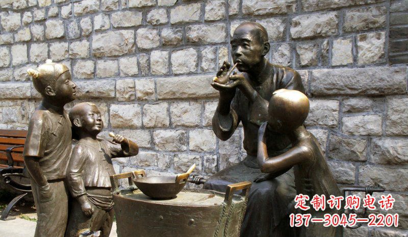 益阳糖果街的精美雕塑
