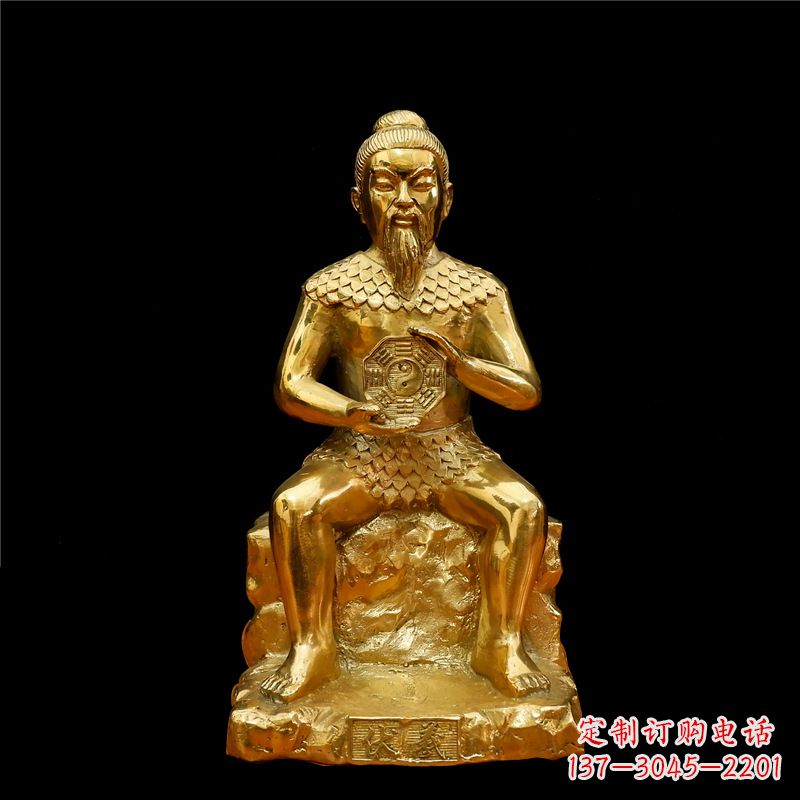 益阳伏羲大帝神像汇聚古老文明中的象征