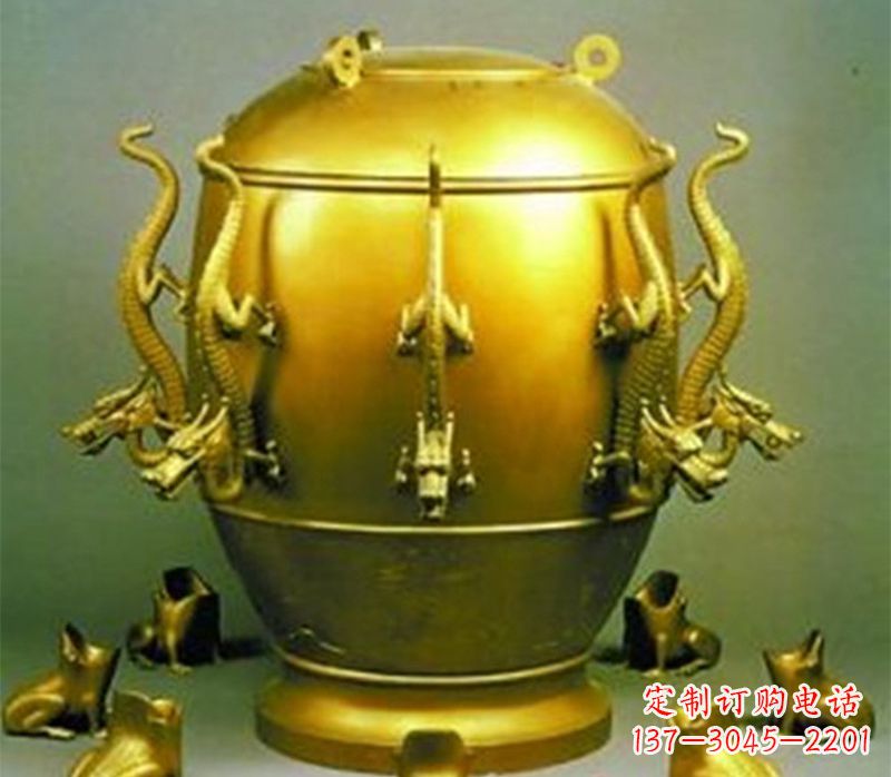 益阳纯铜古天文仪器地震仪地动仪铸铜雕塑