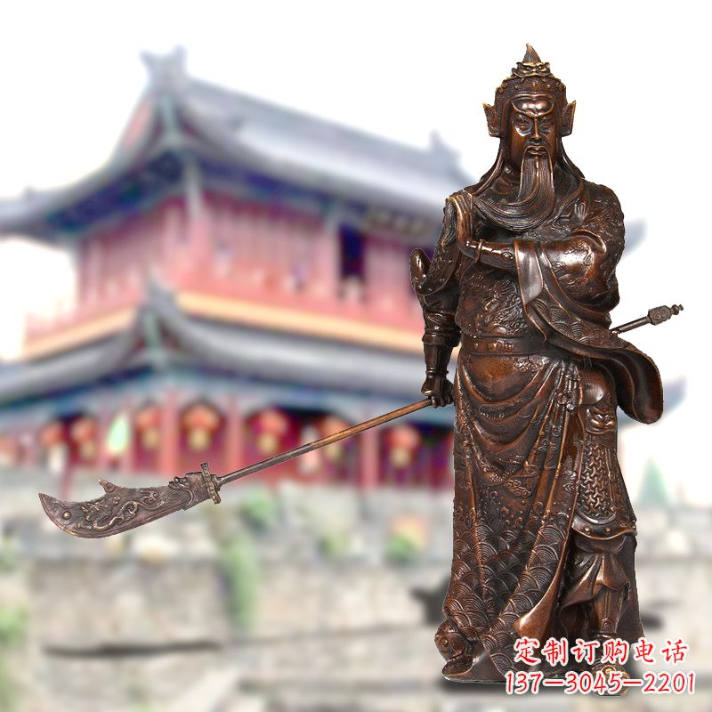 益阳纯铜关公铜像