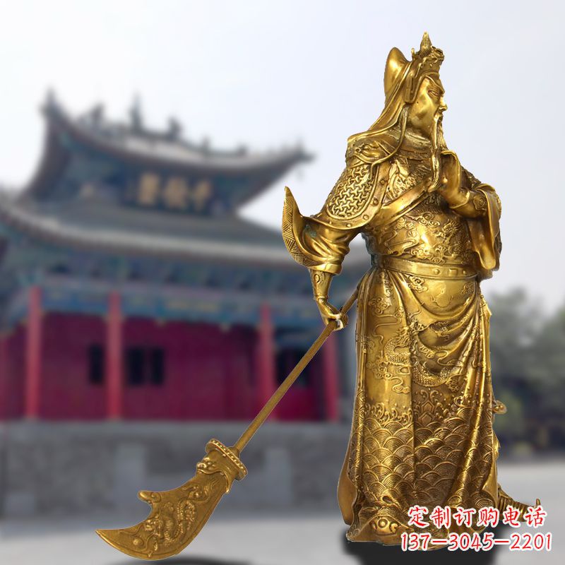 益阳铜雕关羽传承精神气质