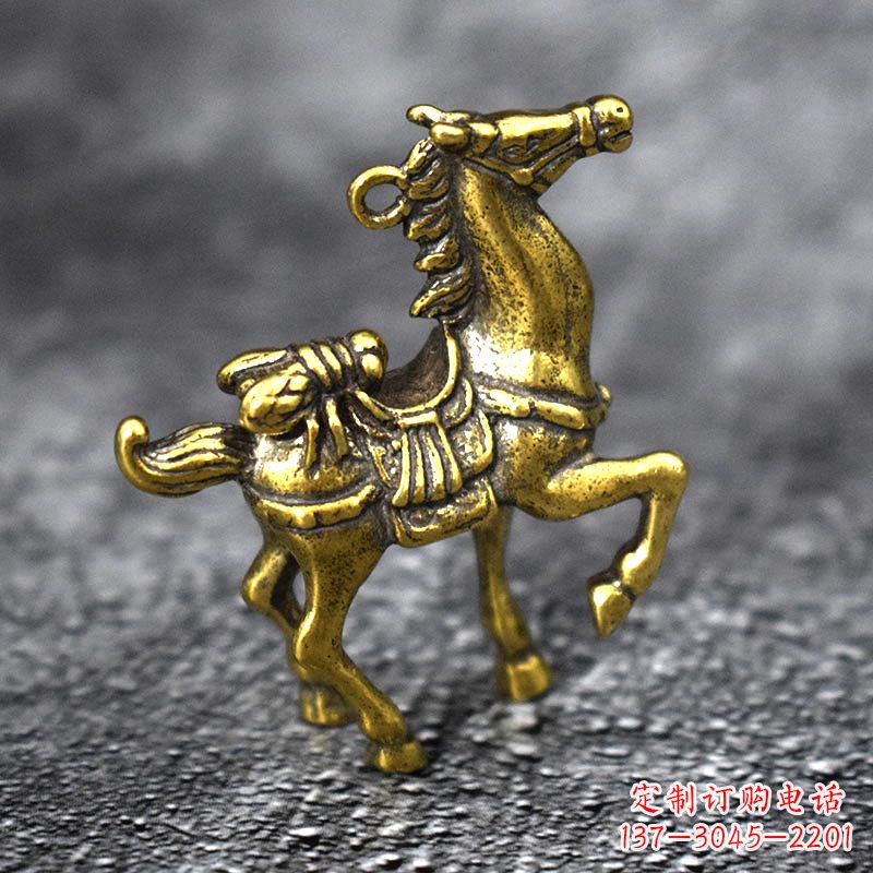 益阳铜铸马儿雕塑艺术精品