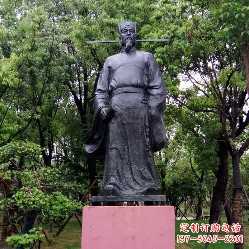 益阳铜雕陶渊明——传承古代文学精髓
