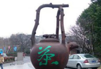 益阳茶壶雕塑——展现艺术精妙