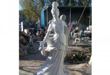 益阳传奇女神嫦娥的雕塑