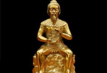 益阳伏羲大帝神像汇聚古老文明中的象征