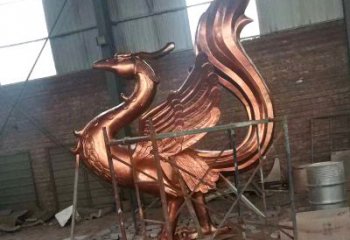益阳朱雀神兽纯铜陵光神君雕塑