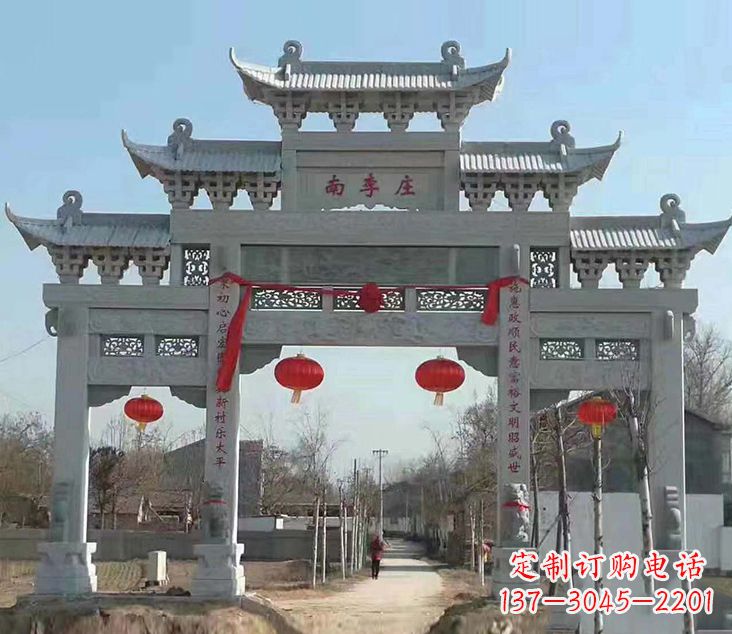益阳祠堂石牌坊雕塑艺术精粹