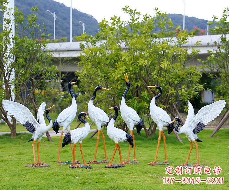 益阳仙鹤雕塑传承中国文化精髓