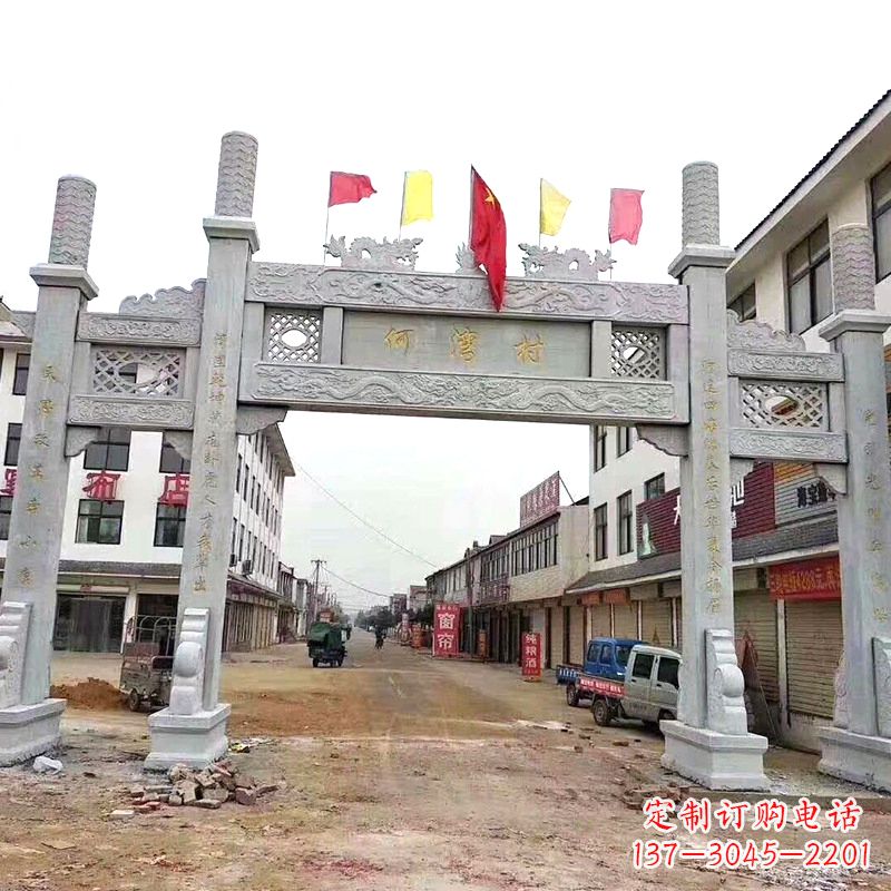 益阳传统文化的珍贵遗产——牌坊雕塑