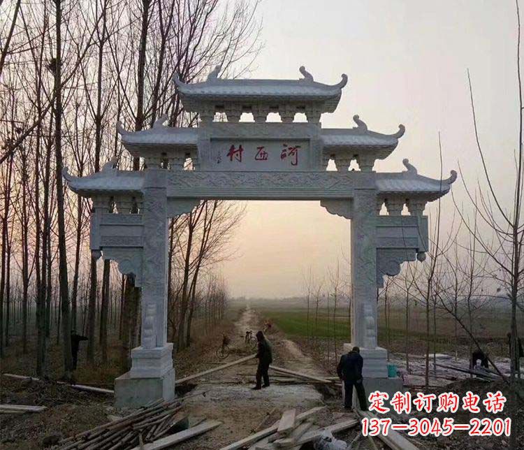 益阳牌坊雕塑——记忆中的美丽家乡