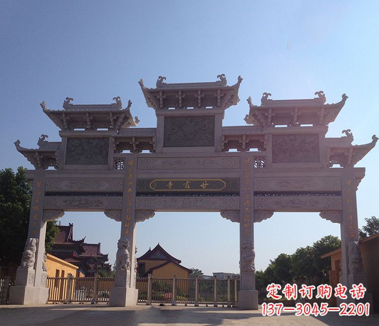 益阳牌坊雕塑——传承民间艺术的精髓